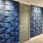 Kit 3 Placas Painel Cubos Revestimento Parede Original Decora