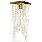 Kit 3 Plafon 7201 Dourado Brilhante C/lamp. 15x45cm