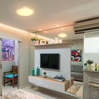 Kit 3 Plafon Led Sagitta Redondo Efeito Cristal 12w Branco Qu