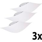 Kit 3 Plafon Quadrado Pvc 1xe27 30w 250v Taschibra