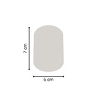 Kit 3 Plafons Teto Sobrepor Branco Pequeno Gu10 6x7cm