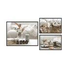 Kit 3 Plaquinhas Decorativa Adesivada Lar Minimalista