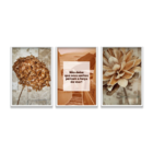 Kit 3 Plaquinhas Decorativa Adesivada Não Deixe Que Seus Sonh