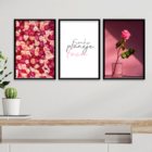 Kit 3 Plaquinhas Decorativa Adesivada Sonhe, Planeje, Faça