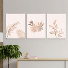 Kit 3 Plaquinhas Decorativas 30cm X 40cm Wevans Rosa Un