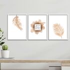 Kit 3 Plaquinhas Decorativas Adesivadas Wevans Branco Un