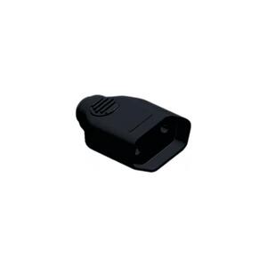 Foto de Kit 3 Plugue Elétrico Fêmea 10a Preto - Ilumi