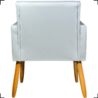 Kit 3 Poltronas Decorativa Para Sala Recepção Escritório Nina