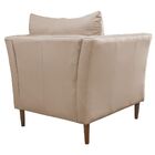 Kit 3 Poltronas Decorativa Sala De Estar Pés Palito Lubbock C