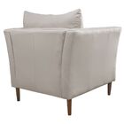 Kit 3 Poltronas Decorativa Sala De Estar Pés Palito Lubbock C