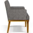 Kit 3 Poltronas Decorativas Para Sala De Estar Base Mel Beatr