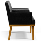 Kit 3 Poltronas Decorativas Para Sala De Estar E Recepção Bea