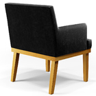 Kit 3 Poltronas Decorativas Para Sala De Estar E Recepção Bea