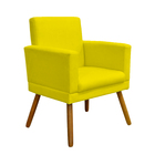 Kit 3 Poltronas Decorativas Para Sala, Manicure, Quarto Nina