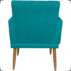 Kit 3 Poltronas Para Sala Recepção Consultório Nina Com Base