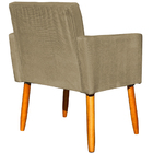 Kit 3 Poltronas Para Sala Recepção Consultório Nina Suede Nud