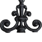 Kit 3 Ponteira Ponta De Lança Ferro N19 Grade Muro 23x18cm