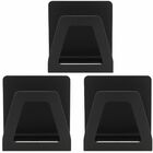 Kit 3 Porta Esponja Para Pia Cozinha Preto Adesivo U.premium