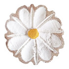 Kit 3 Porta Papel Higiênico De Madeira E Ferro Rustico Flor B