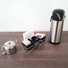 Kit 3 Porta Sachês De Mesa Açúcar Guardanapo Adoçante Mexedor