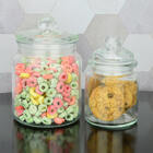 Kit 3 Pote Porta Mantimento Vidro Arena 260ml Com Tampa Lyor