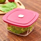 Kit 3 Potes De Vidro 2l Marinex Facilita Tigelas Quadradas Co