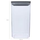 Kit 3 Potes Herméticos 1,5l Cada Plasvale Plástico Porta Mant