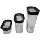 Kit 3 Potes Herméticos De Mantimentos Modulus 60