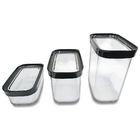 Kit 3 Potes Herméticos De Mantimentos Modulus 90