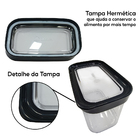 Kit 3 Potes Herméticos De Mantimentos Modulus 90