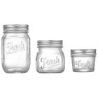 Kit 3 Potes Herméticos Porta Tempero Condimentos Vidro Guarda