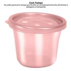 Kit 3 Potes Infantis Papinha Tampa 150ml Bpa Free Buba Freeze
