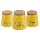 Kit 3 Potes Mantimentos Sunshine Mostarda - Yoi