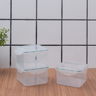 Kit 3 Potes Plástico Herméticos Para Mantimentos Transparente