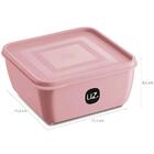 Kit 3 Potes Plásticos Quadrados Multiuso 1,5l Com Tampa Premi