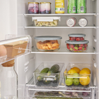 Kit 3 Potes Redondos Vidro Transparente 0,3L/0,85L/1,6L Delinia