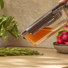 Kit 3 Potes Retangulares Vidro Transparente 0,18L/0,65L/1,5L Delinia