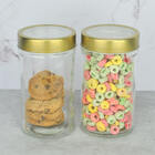 Kit 3 Potes Vidro Borossilicato Tampa Visor Acrílico 500ml