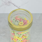 Kit 3 Potes Vidro Borossilicato Tampa Visor Acrílico 500ml