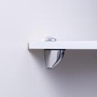 Kit 3 Prateleiras 30 X 15cm Branca Com Suporte Tucano