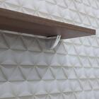 Kit 3 Prateleiras 30 X 15cm Nogal Com Suporte Tucano