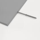 Kit 3 Prateleiras 60 X 20cm Cinza Claro Suporte Invisível