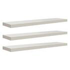 Kit 3 Prateleiras 70 X 20cm Branco Espessura 25mm Suporte Inv