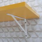 Kit 3 Prateleiras 70 X 25cm Amarela Com Mão Francesa