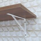 Kit 3 Prateleiras 70 X 25cm Nogal Com Mão Francesa