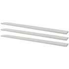 Kit 3 Prateleiras 80 X 10cm Branca Suporte Invisível