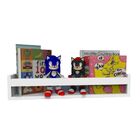 Kit 3 Prateleiras Infantil Mdf 60 Cm Branco Decoração