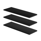 Kit 3 Prateleiras Lisa Nicho Mdf Tamanho 60cm X 20cm Branco P