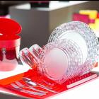 Kit 3 Pratos Médios 19cm Transparentes Crippa Para Servir Sob