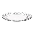 Kit 3 Pratos Médios 19cm Transparentes Crippa Para Servir Sob